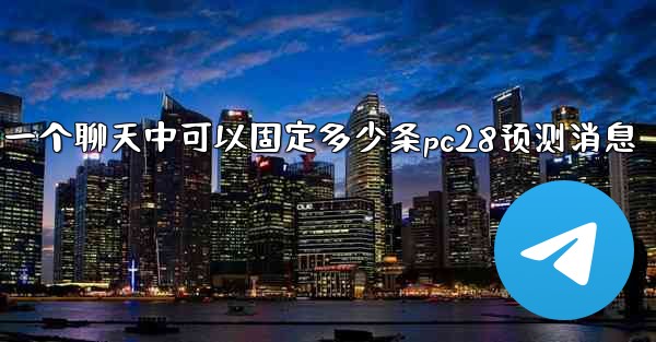 一个聊天中可以固定多少条pc28预测消息