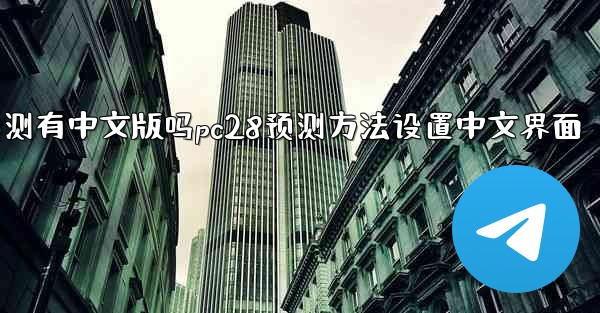 pc28预测有中文版吗pc28预测方法设置中文界面