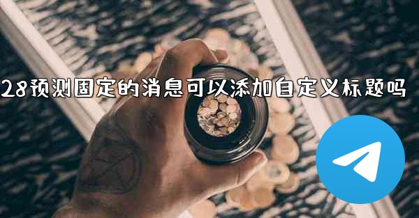 pc28预测固定的消息可以添加自定义标题吗