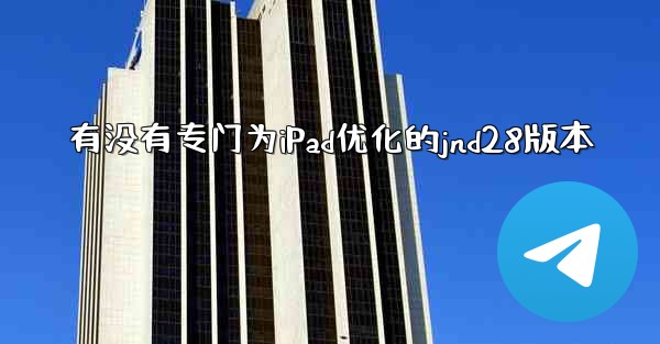 <b>有没有专门为iPad优化的jnd28版本</b>