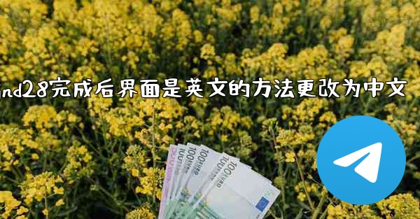 注册jnd28完成后界面是英文的方法更改为中文