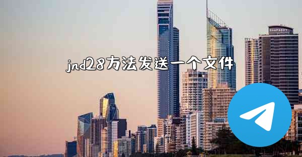 jnd28方法发送一个文件
