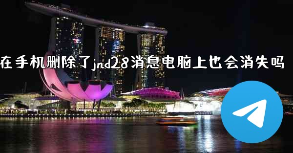 我在手机删除了jnd28消息电脑上也会消失吗