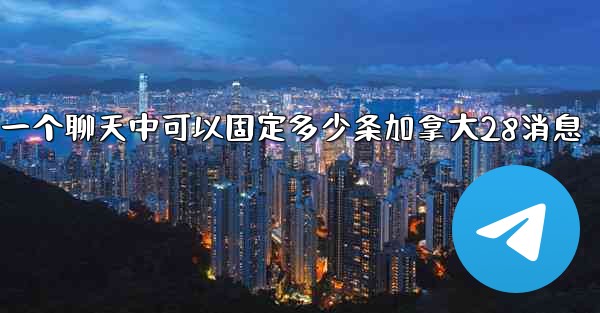 一个聊天中可以固定多少条加拿大28消息