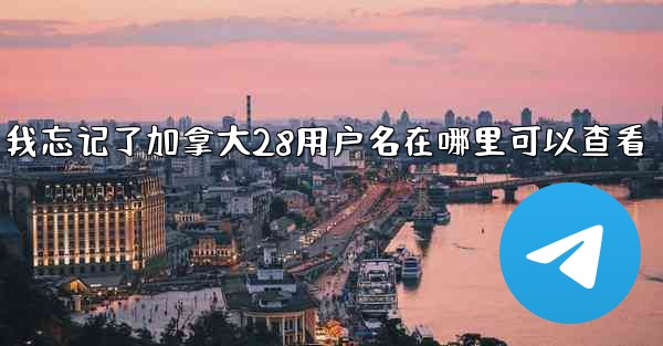 我忘记了加拿大28用户名在哪里可以查看