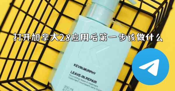 打开加拿大28应用后第一步该做什么