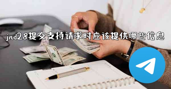 jnd28提交支持请求时应该提供哪些信息