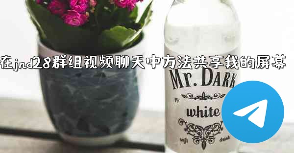 在jnd28群组视频聊天中方法共享我的屏幕