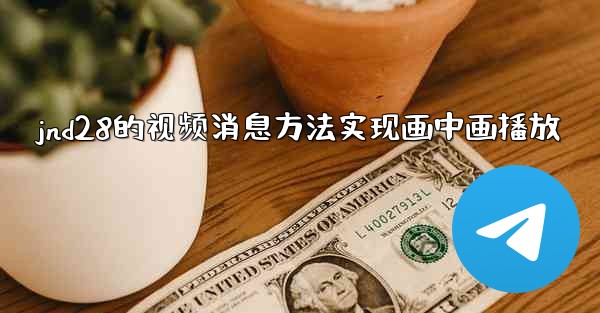 <b>jnd28的视频消息方法实现画中画播放</b>