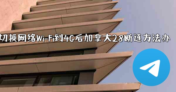 切换网络Wi-Fi到4G后加拿大28断连方法办